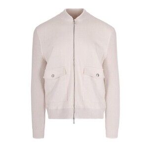 Eleventy Lightweight Cotton-Linen Blend Jacket With High Collar - NWT